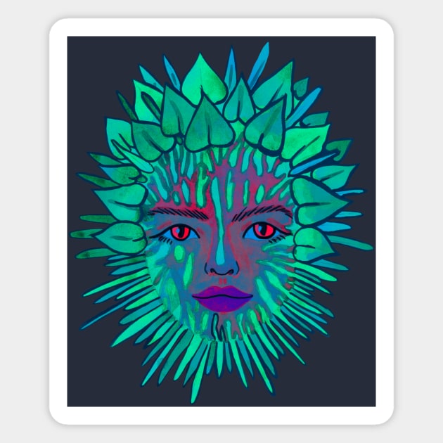 Acid flower girl Magnet by deadblackpony